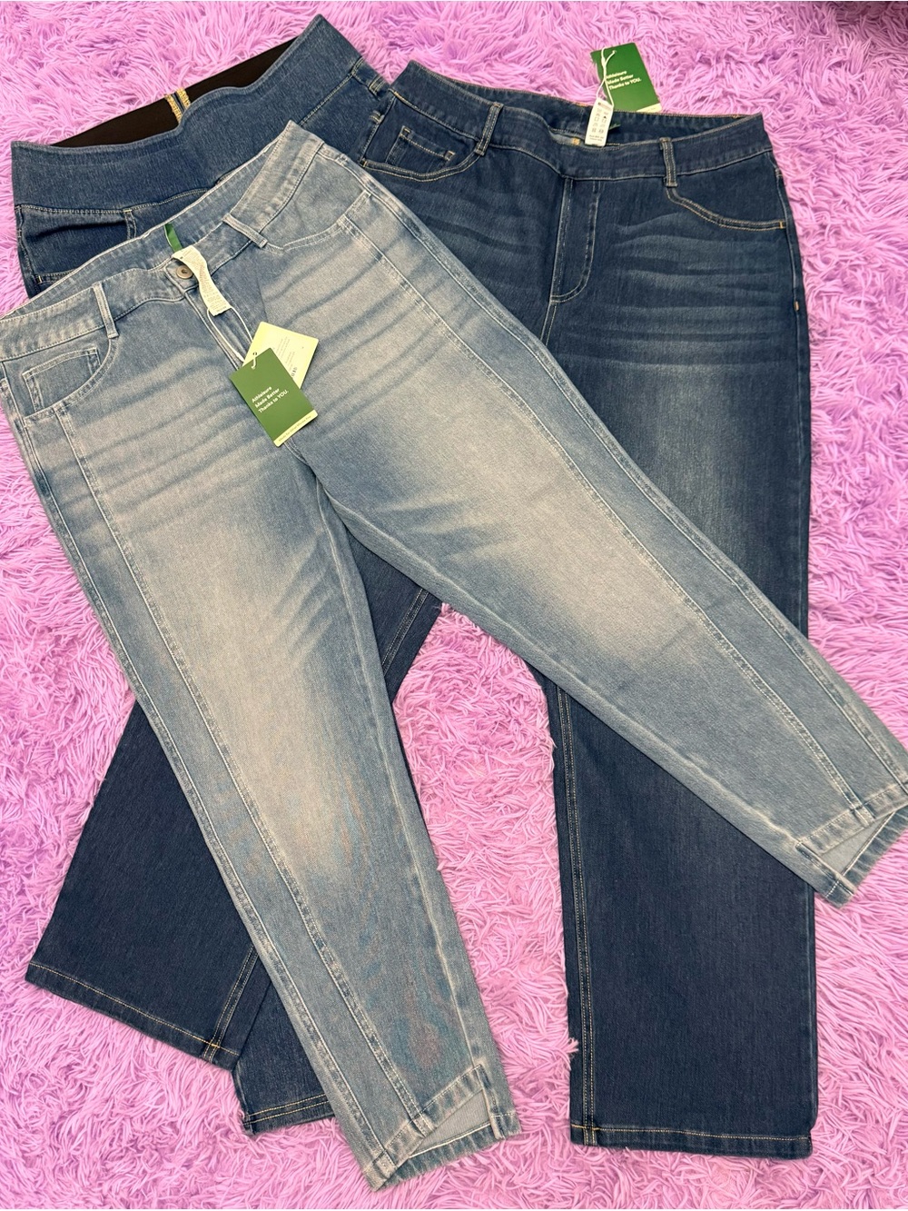 HALARA Bundle Jeans - Light Wash & Dark Wash- Large Petite